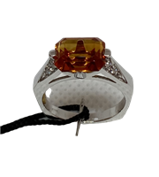 Anneau Recarlo Femme in Or blanc Topazio 0.44 Ct ZG153/B - ZG153/B